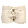 Women s Striped Lace-Up Short