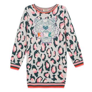 Robe chandail en tricot jaspé pour filles juniors [8-14]