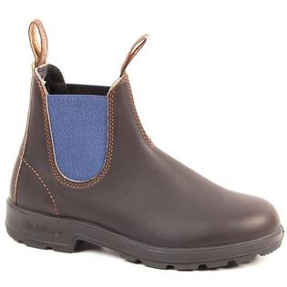 #578 Original 500 Boot in Stout Brown with Blue Elastic