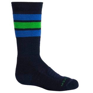 Juniors' [8-6.5] Ski Medium Over-The-Calf Stripe Sock