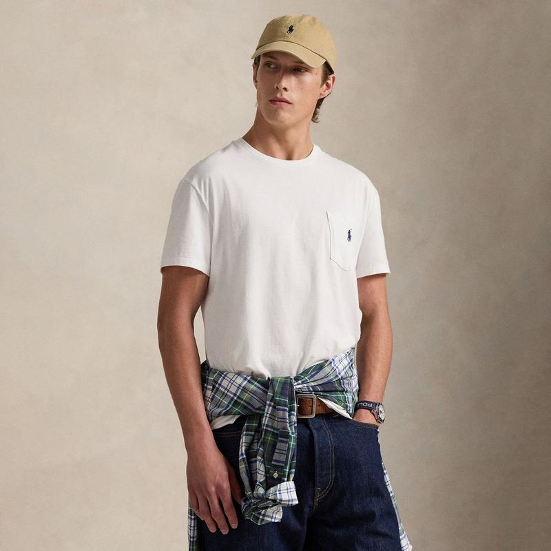 Polo Ralph Lauren T-shirt &agrave; coupe classique Pocket pour hommes
