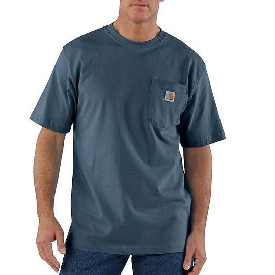 Carhartt T-shirt de travail   poche poitrine pour hommes