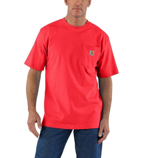 T-shirt de travail   poche poitrine pour hommes