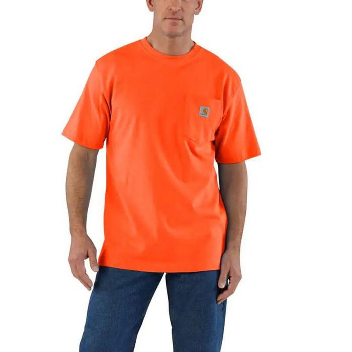 T-shirt de travail à poche poitrine pour hommes