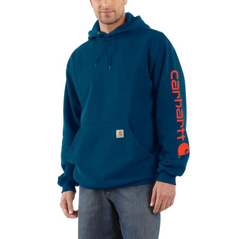 Carhartt Chandail &agrave; capuchon &agrave; logo pour hommes