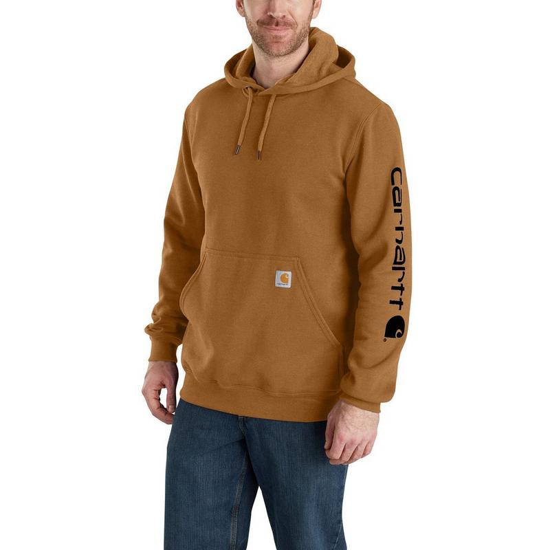 Carhartt Chandail &agrave; capuchon &agrave; logo pour hommes