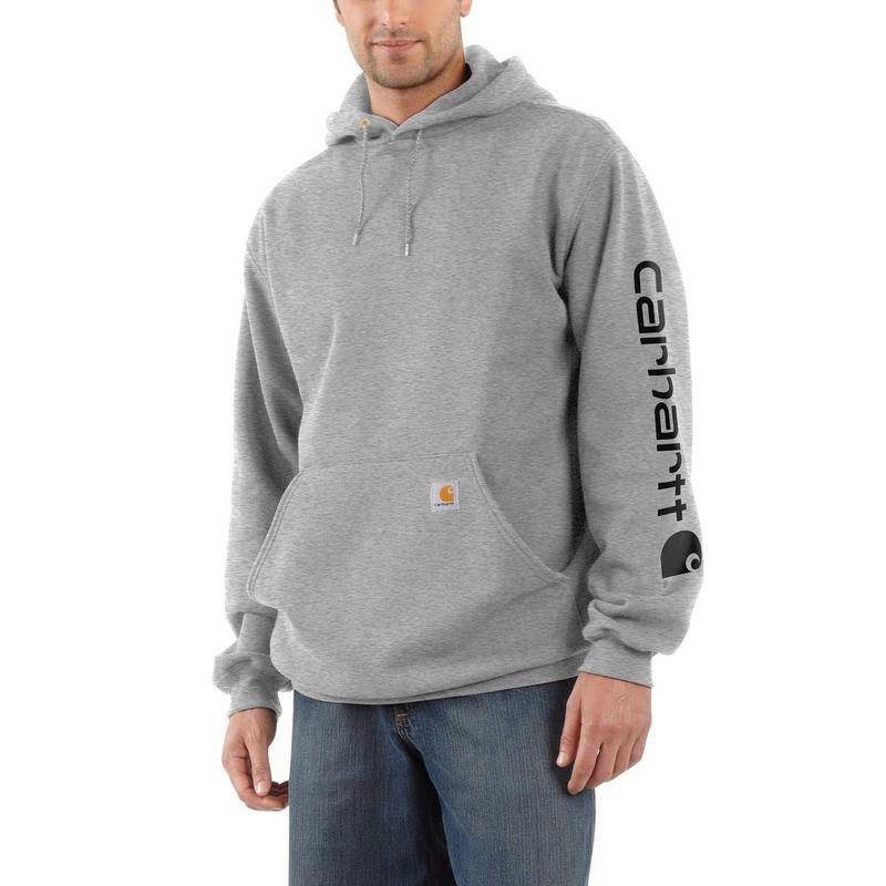 Carhartt Chandail &agrave; capuchon &agrave; logo pour hommes
