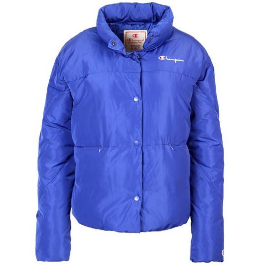 Champion Women s Tri Logo Cropped Puffer Jacket