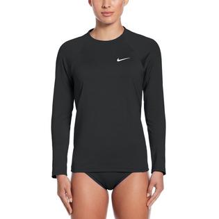 Nike Maillot dermoprotecteur à manches longues Essential Hydroguard pour femmes