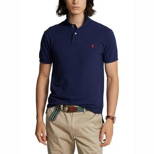 Polo en maille à coupe ajustée pour hommes