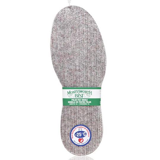 Moneysworth & Best Polar Felt Insole  10M 