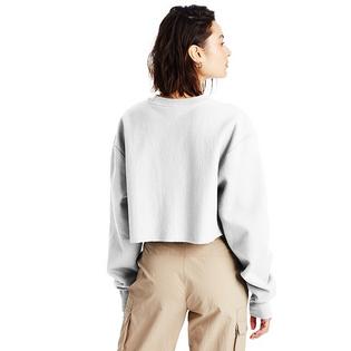 Champion Chandail court Reverse Weave® &agrave; ourlet d&eacute;coup&eacute; pour femmes