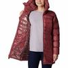 Women s Autumn Park  Down Hooded Mid Jacket