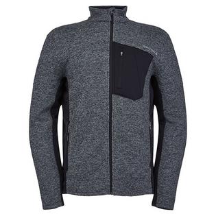 Spyder Men's Bandit Hybrid Full-Zip Fleece Jacket