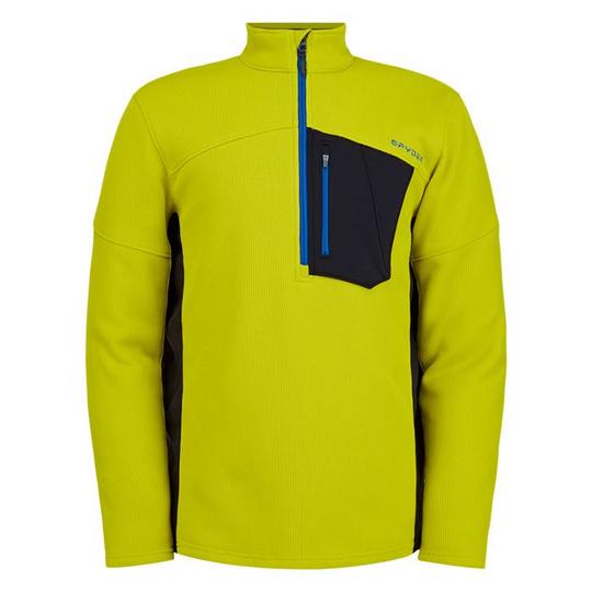Spyder Men s Bandit Hybrid Half-Zip Fleece Top