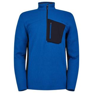 Spyder Men's Bandit Hybrid Half-Zip Fleece Top