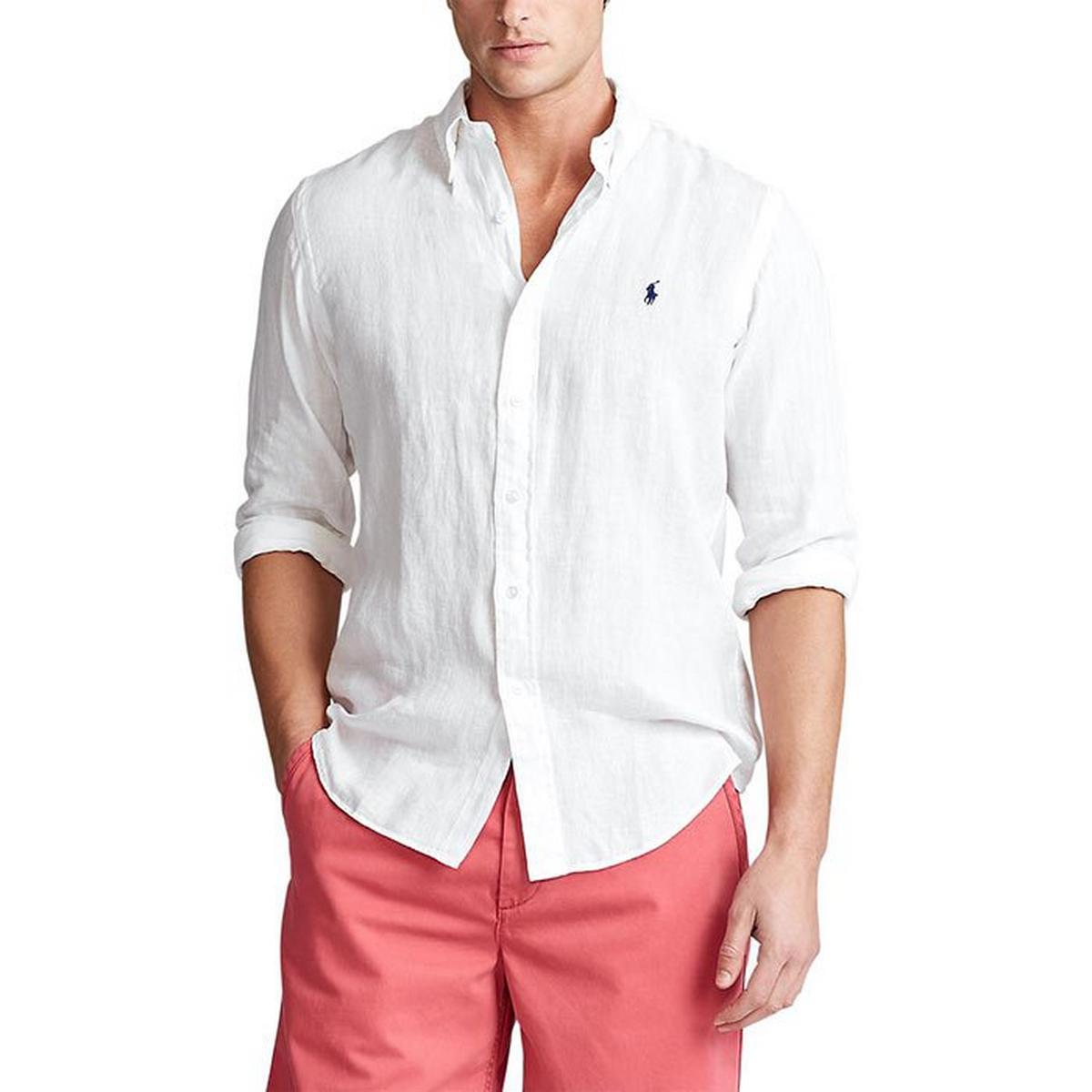 Men's Classic Fit Linen Shirt