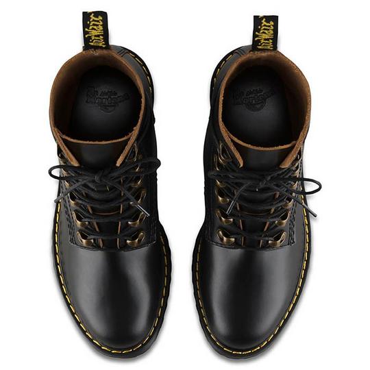Dr. Martens Black Leona Boots