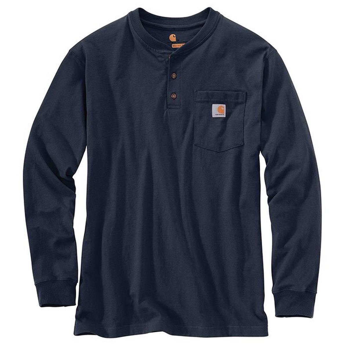 Men's Workwear Long Sleeve Henley T-Shirt