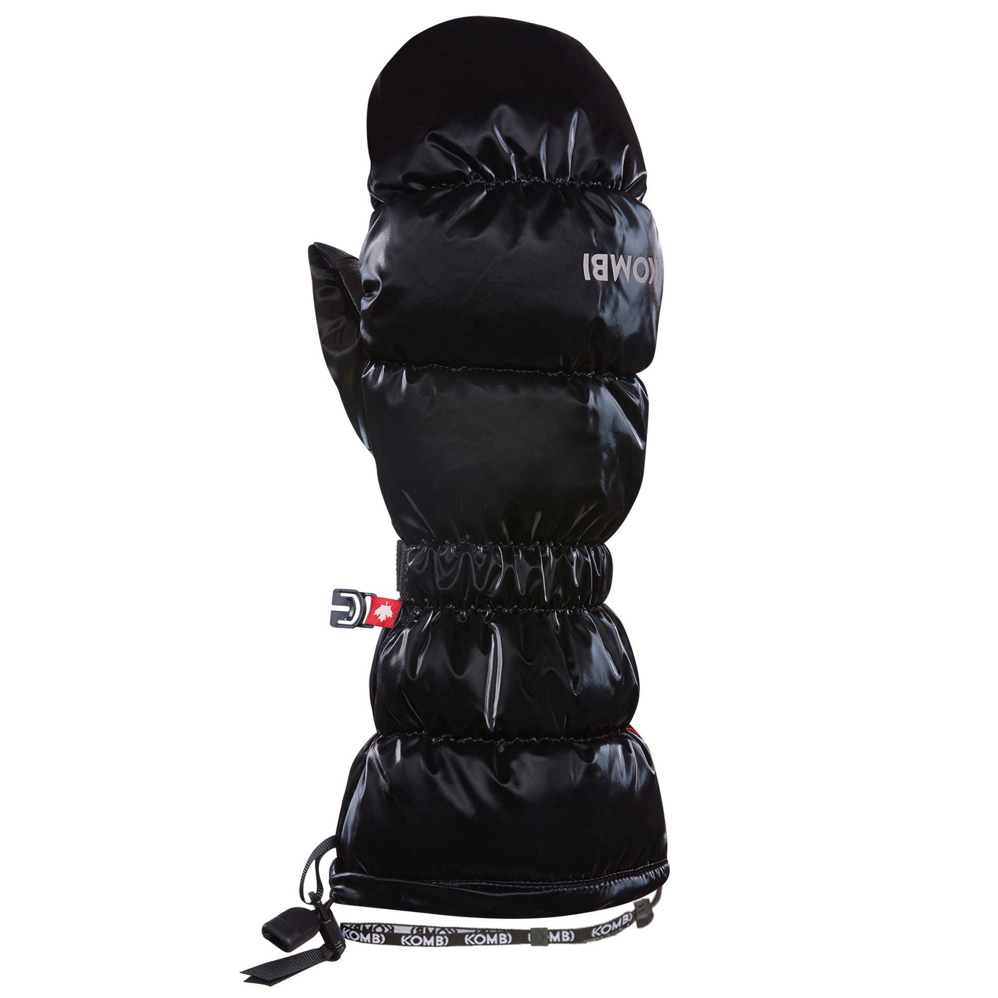 Kombi | Women's Snazzy Down Mitten, Black, Size Medium