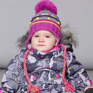 Deux Par Deux Girls' [2-8] Catmouflage Hat