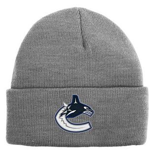 Juniors' [8-20] Vancouver Canucks Heather Knit Beanie