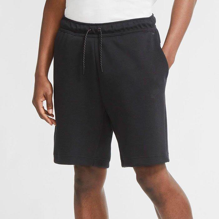 Nike black tech fleece shorts best sale