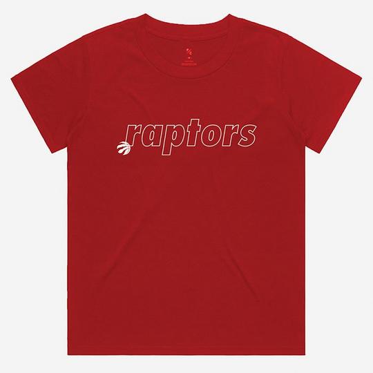 T-shirt Toronto Raptors Outline pour femmes