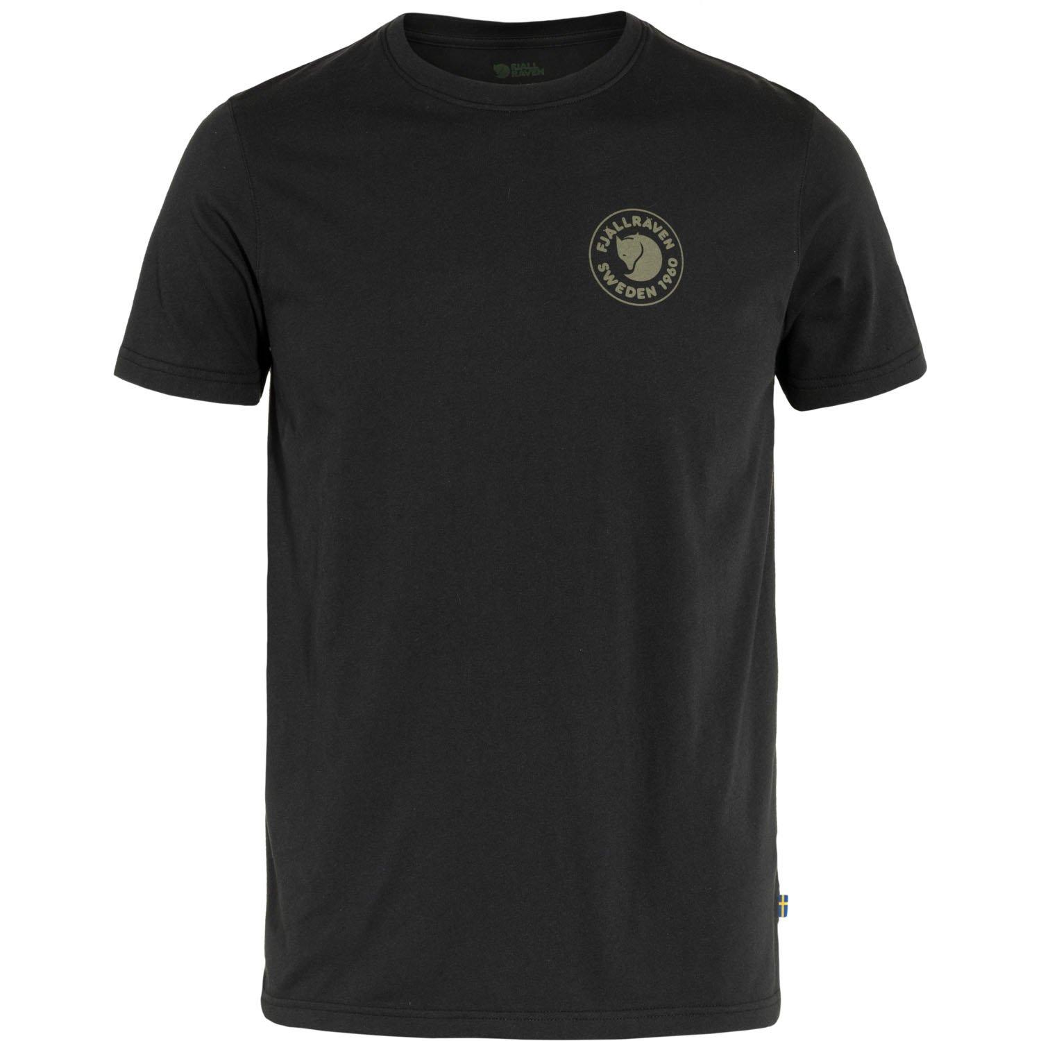 Fjallraven | Men's 1960 Logo T-Shirt, Black, Size Large