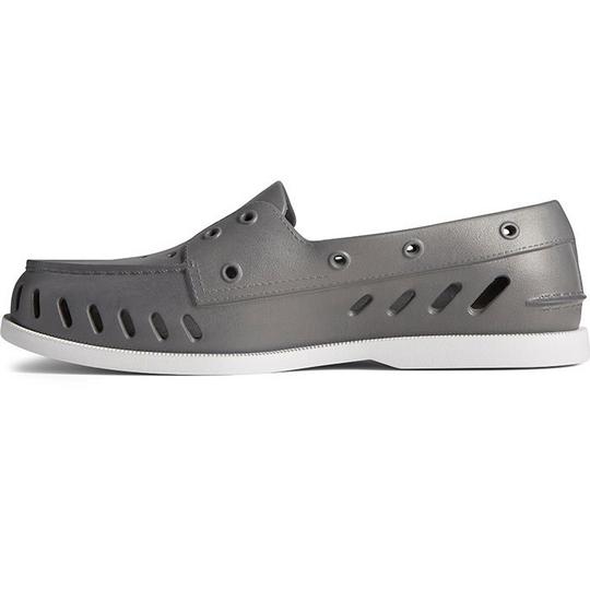 Grey boat shoes online
