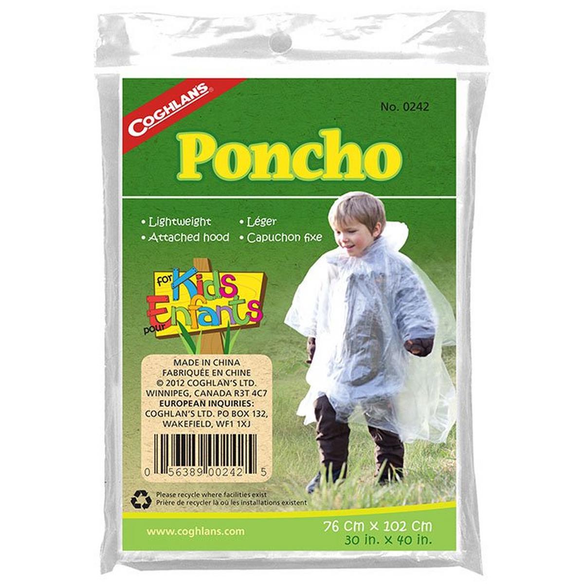 Juniors' Clear Poncho