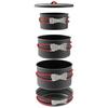 Ensemble de cuisson en aluminium anodis  robuste