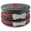 Ensemble de cuisson en aluminium anodis  robuste