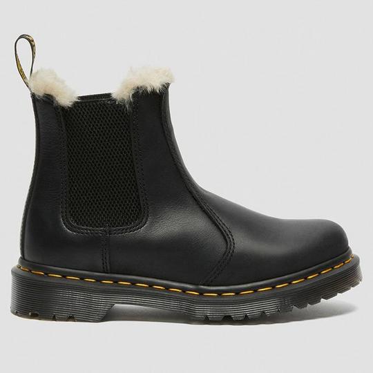 Dr. Martens Bottes Chelsea 2976 Leonore doubl es en fausse fourrure pour femmes