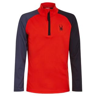 Junior Boys' [8-20] Retro Zip T-Neck Top