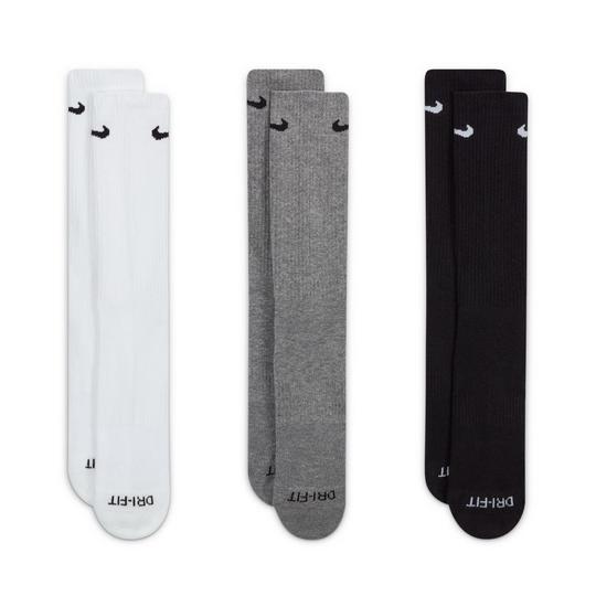 Nike crew socks grey best sale