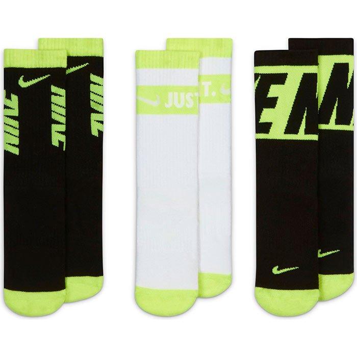 Nike Junior s Everyday Cushioned Crew Socks Size Medium