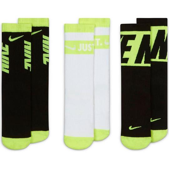 Nike Chaussettes mi-mollet Everyday Cushioned pour juniors  7-16   paquet de 3 