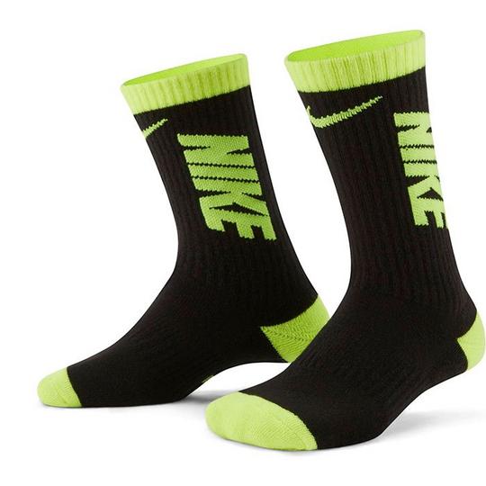 Juniors 7 16 Everyday Cushioned Crew Sock 3 Pack Nike Sporting Life Online