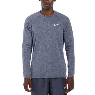 Nike Maillot dermoprotecteur à manches longues Heather Hydroguard pour hommes