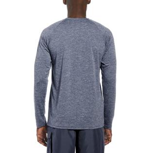 Nike Men's Heather Long Sleeve Hydroguard Rashguard