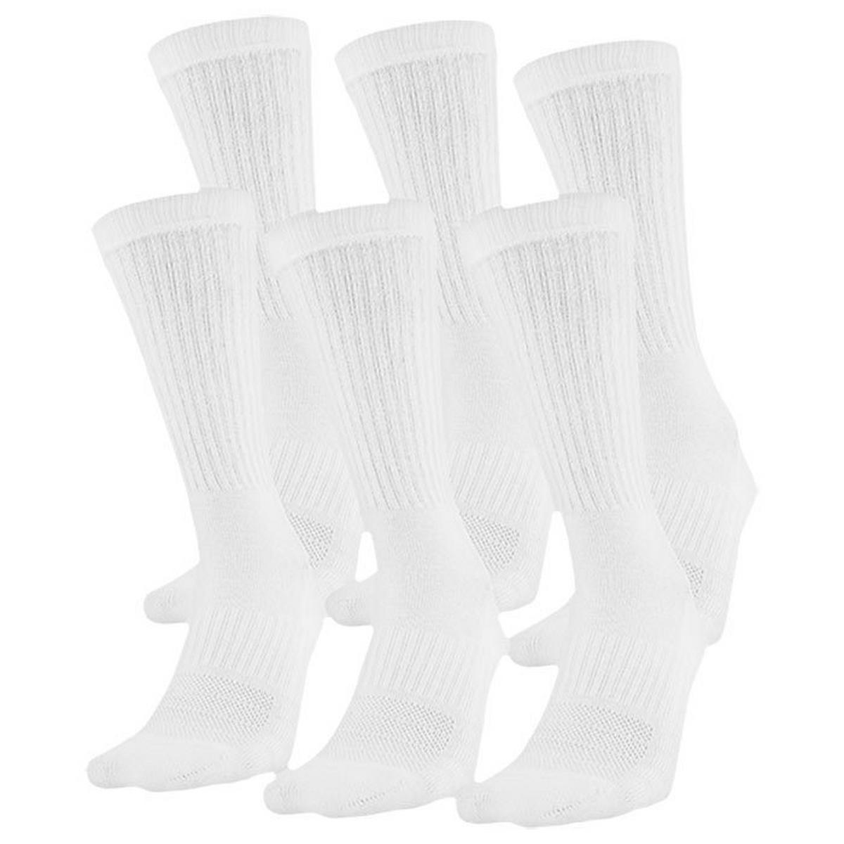 Unisex Training Cotton Crew Sock (6 Pack)