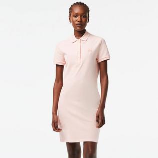 Robe polo en piqué extensible pour femmes