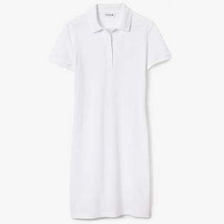 Robe polo en piqué extensible pour femmes