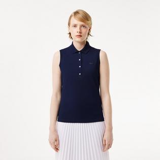 Lacoste Women's Sleeveless Pique Polo