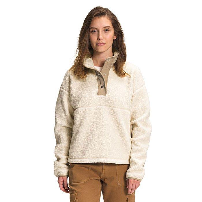 The North Face Cragmont Fleece 1 4 Snap Women s 3XL Bleached Sand Hawthorne Khaki