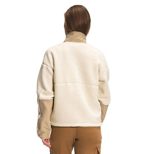 Cream north face fleece deals