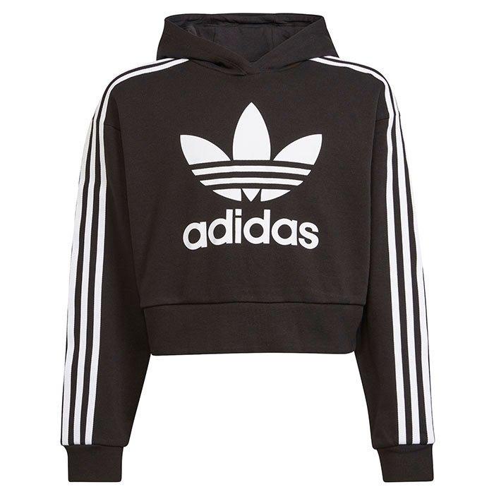 Girls adidas zip up hoodie top