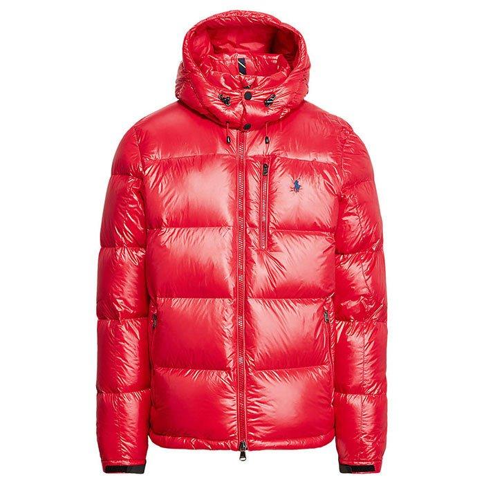 Polo Ralph Lauren Water-Repellent Down Jacket - Red - Size Medium