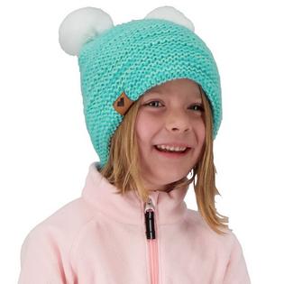 Obermeyer Girls' Glen Faux Fur Pompom Beanie